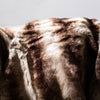 Wyatt Stripe Faux Fur Throw Blanket