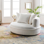 Caraway Chenille Lounger Chair