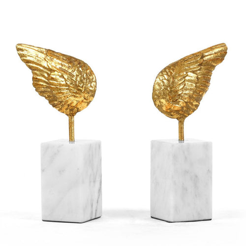 Villa and House Wings Statue Set Of 2