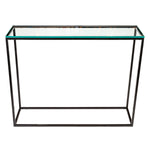 Phillips Glass Console Table